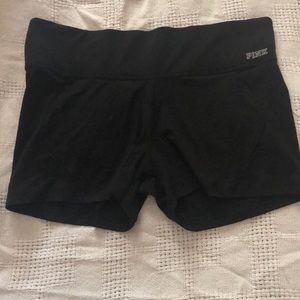 Pink yoga shorts size med
